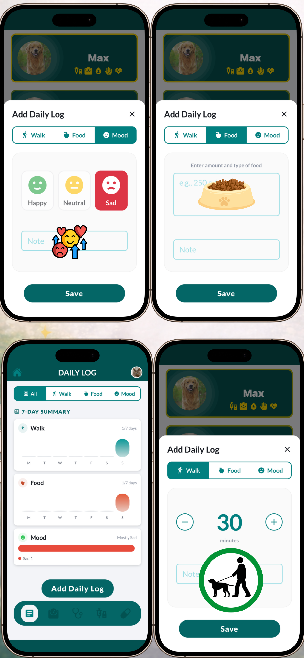 How to give your pet daily wellness tracking — because health is built one day at a time.
