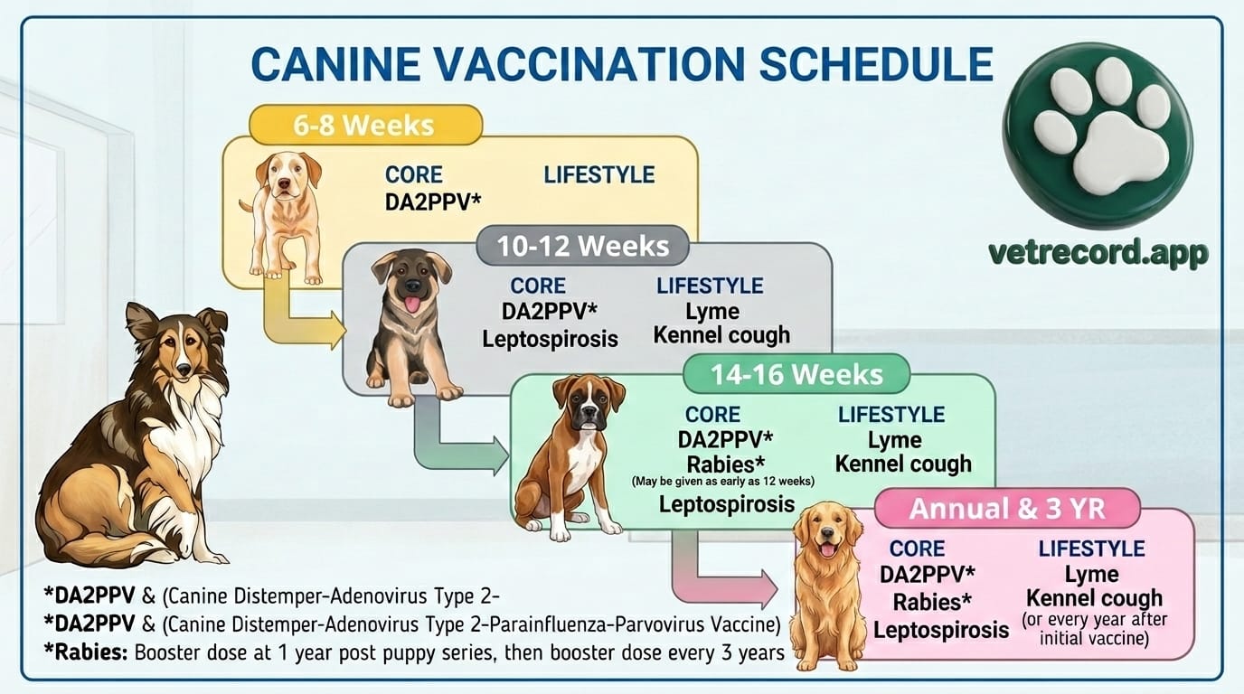 dog vaccination calendar
